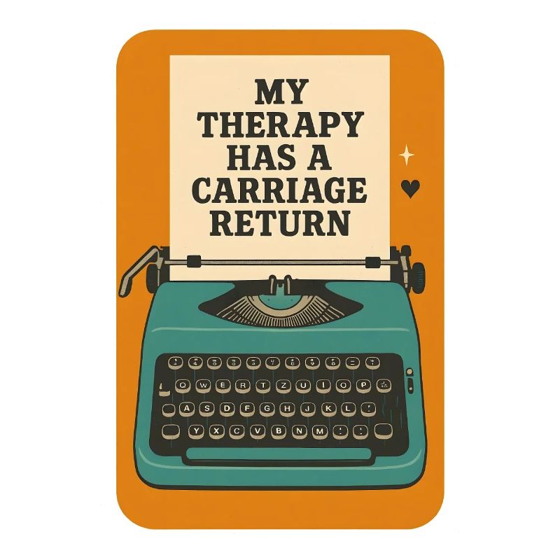 Therapy with carriage return | Writing