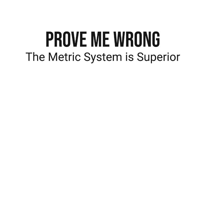 Prove me wrong: The