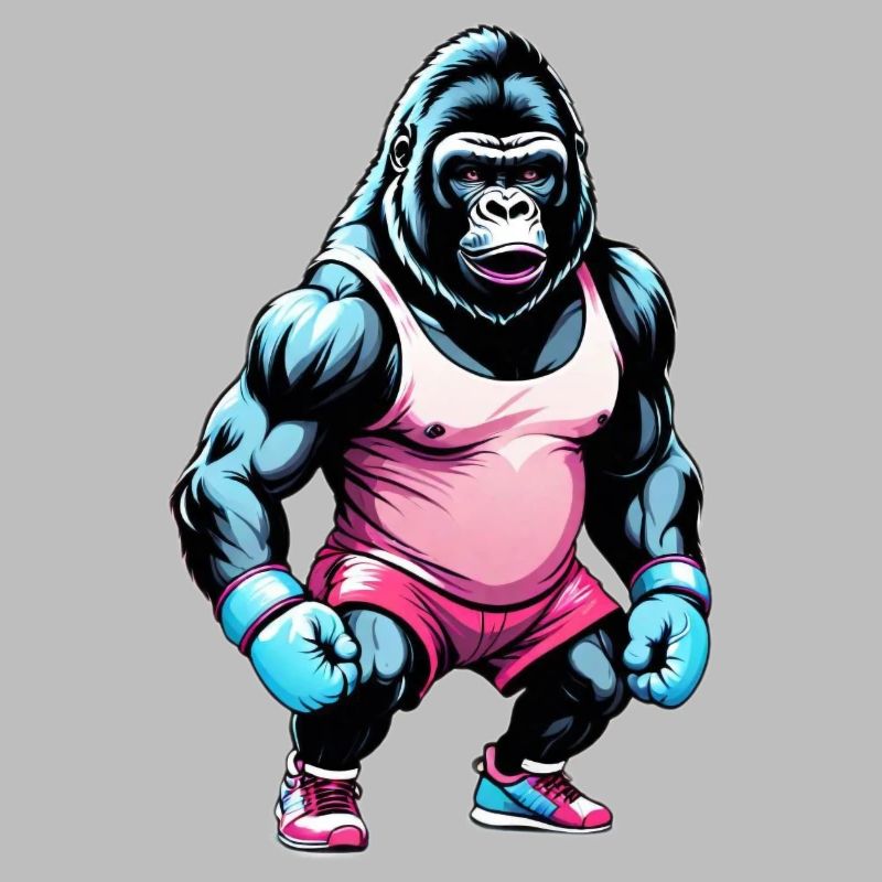 Gorille Boxeur Boxe