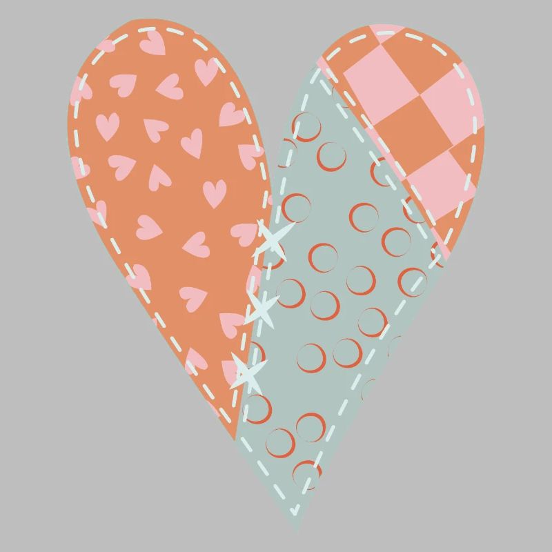 Patchwork Herz Nr. 8