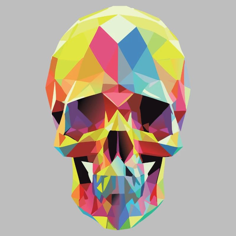 Crâne Low Poly