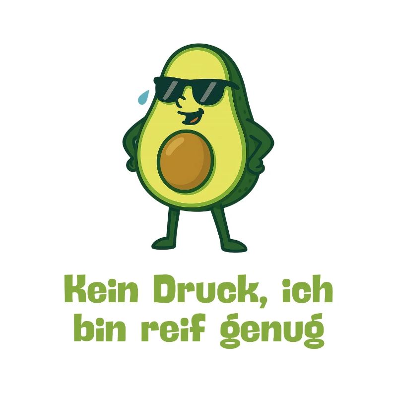 Avocado no print ripe enough