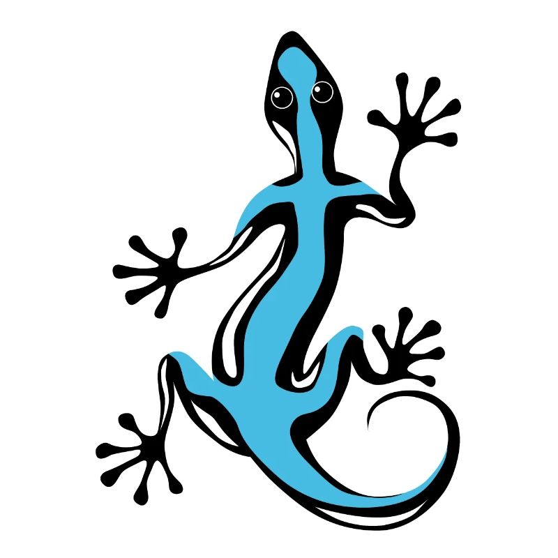Blauer Gecko