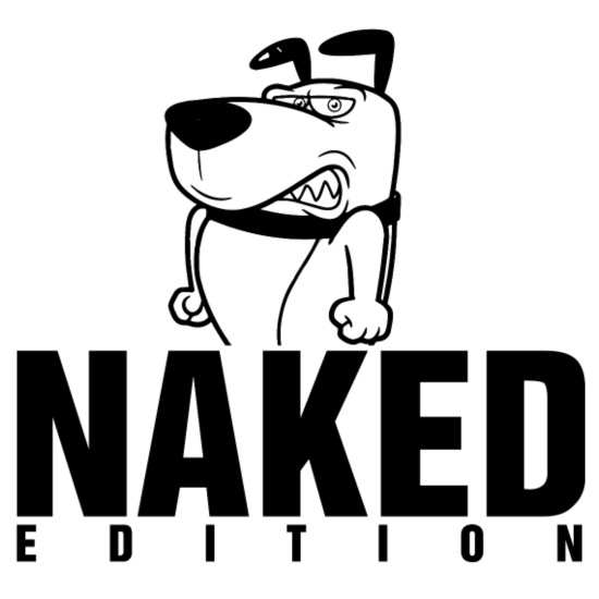 Naked Edition Dog Dog Cartoon Angry Angry' Baby Longsleeve Shirt |  Spreadshirt