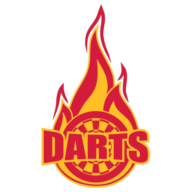 darts burning fire target flame hot
