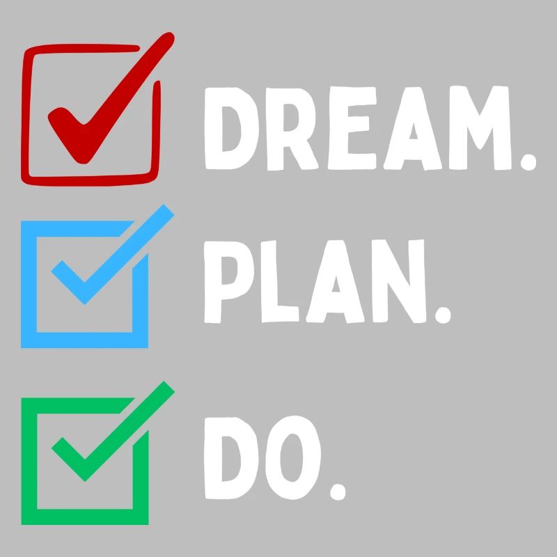 Dream Plan Do Checkliste Design