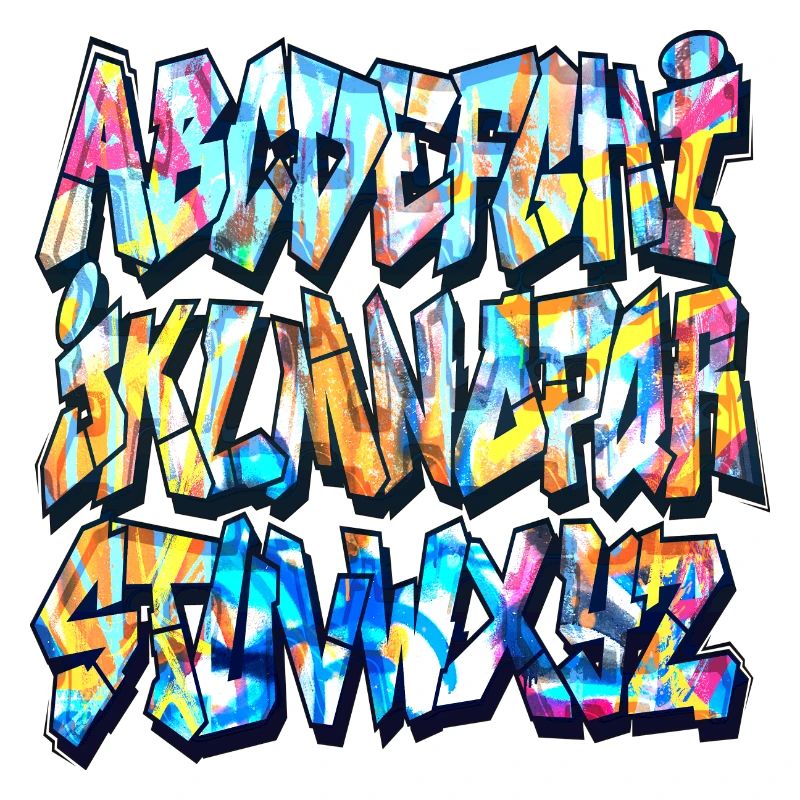 Alphabet graffiti