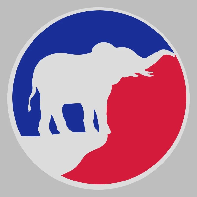 Elefant Silhouette Klippe Mond