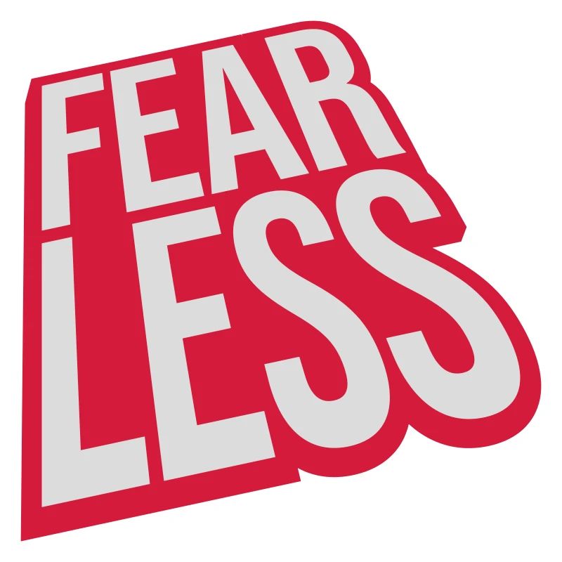 fearless Text Zitat Design
