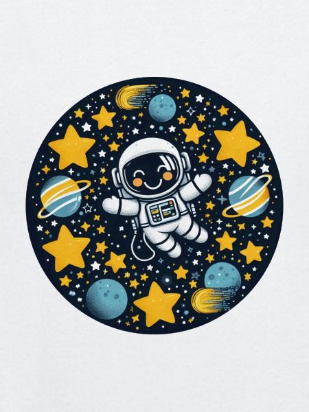Astronaut kid in space