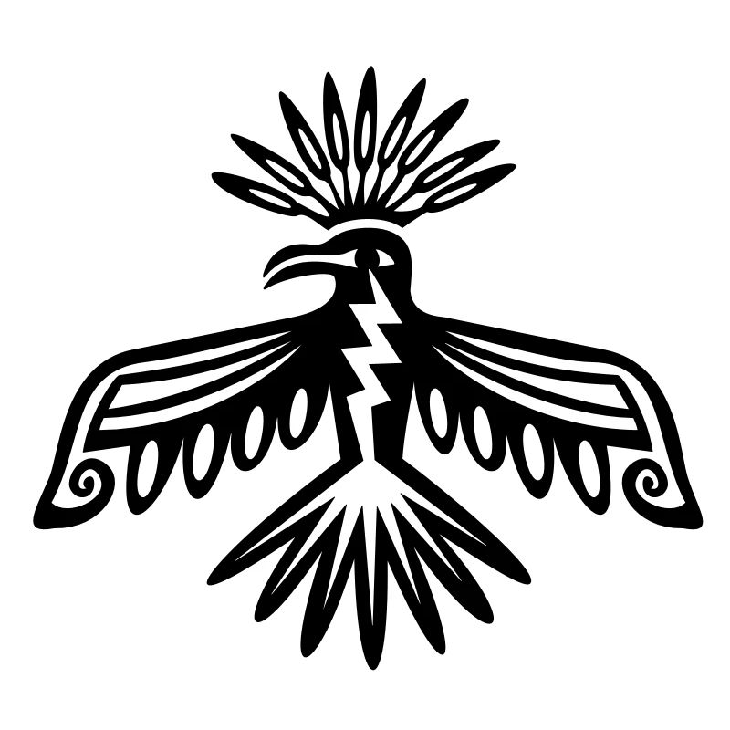 Donnervogel, 23 Farben, Thunderbird, Indianer