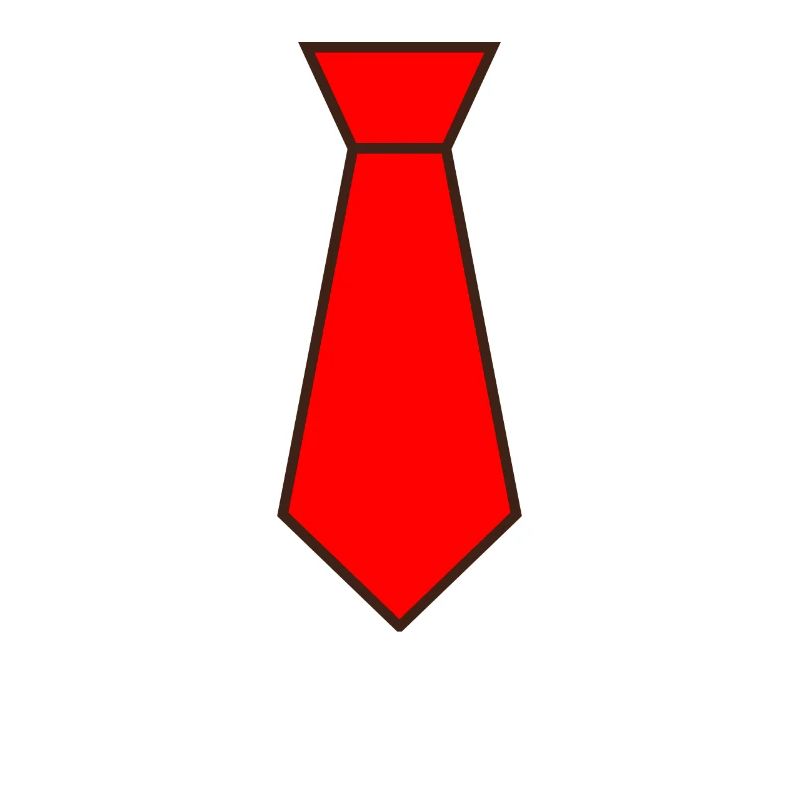 une cravate rouge
