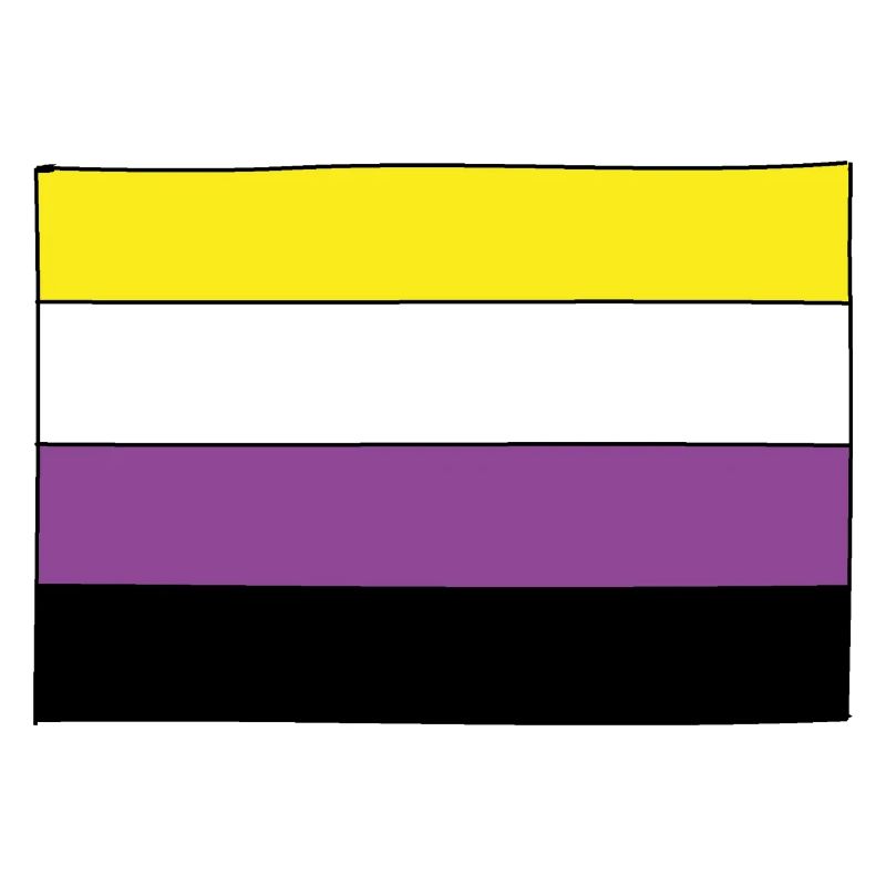Nonbinary Flagge