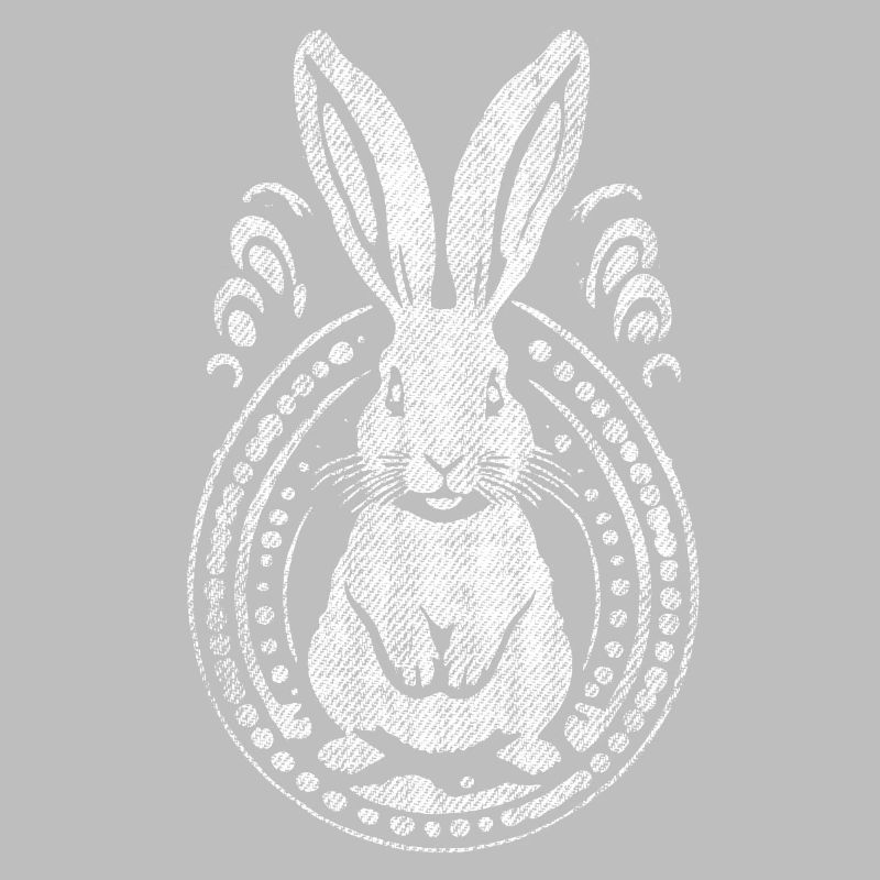 Lapin de Pâques d’apparence usagée
