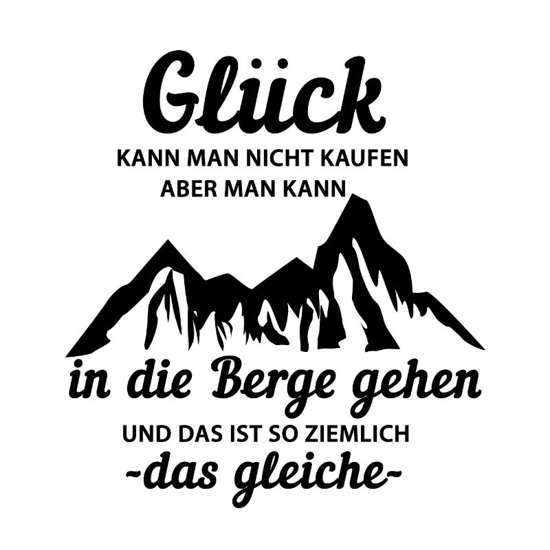 Glück Berge