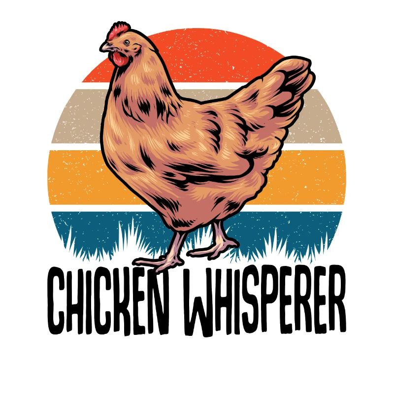 Éleveur de poulets Sort Poulet Whisperer