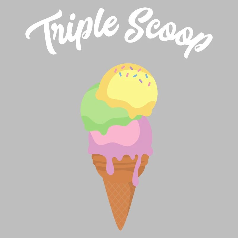 Crème glacée Triple Scoop