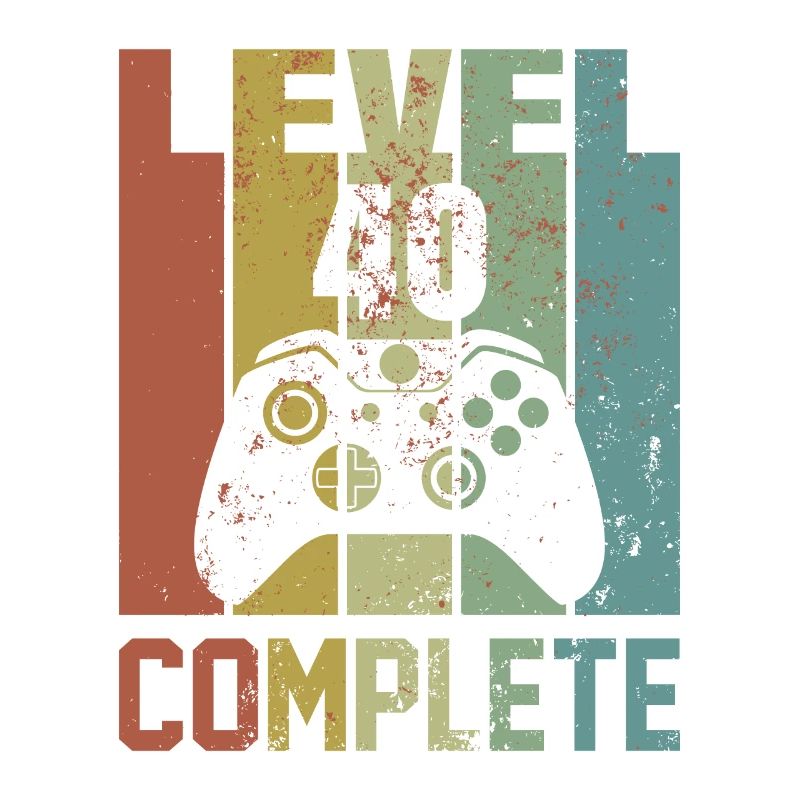 Level 40 complete Geburtstagsshirt Geschenk