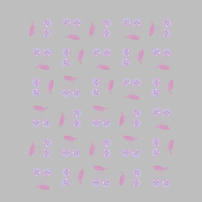Pattern Kawaii Cherries