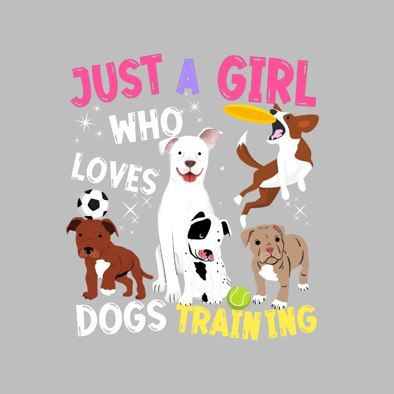 Nur ein Mädchen, das Hundetraining liebt