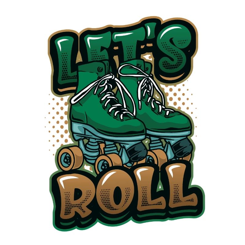 Let's Roll, Roller Blade Skating, Rollschuhläufer