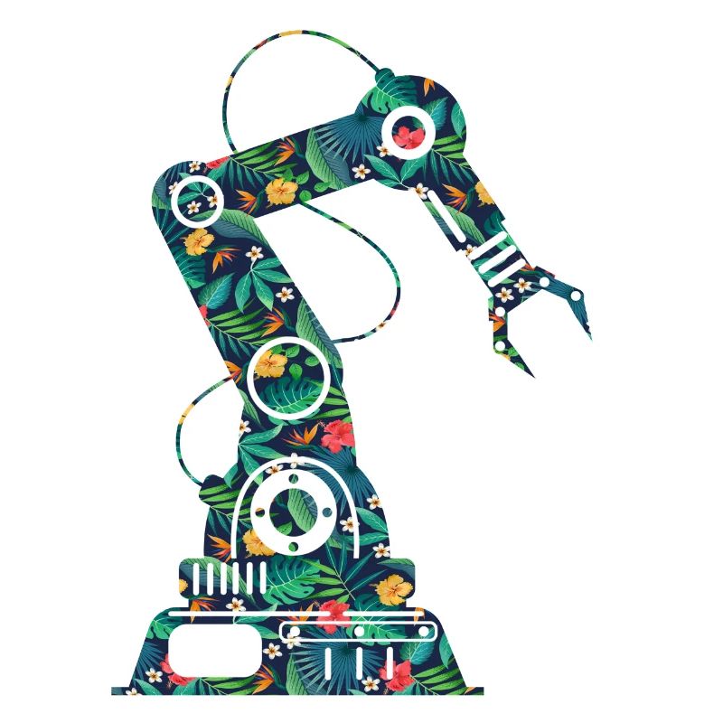 Robot Robotics Engineer Flower
