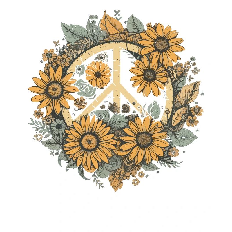 Kostüm Hippie Peace Zeichen