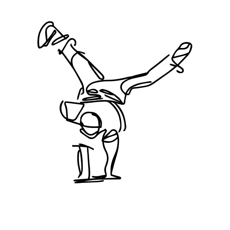 Breakdancer Sketch