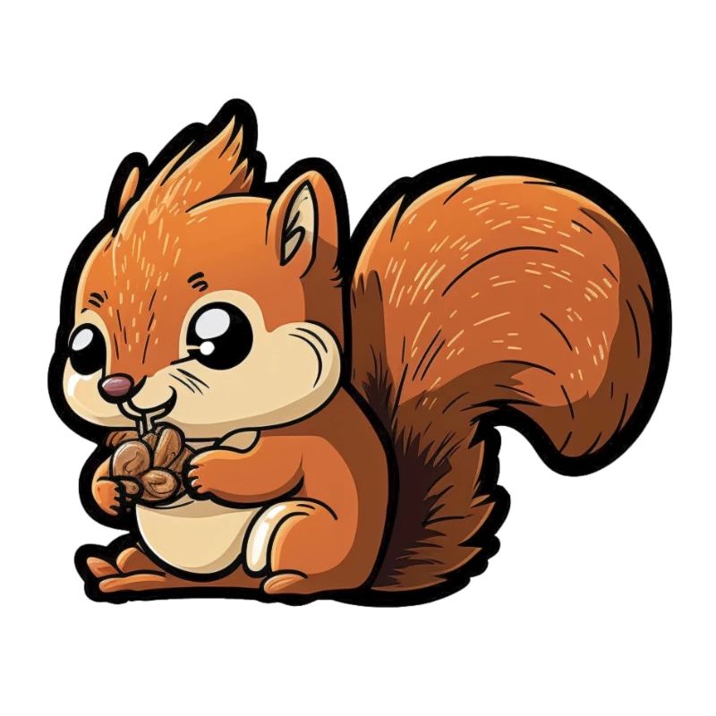 niedliches Eichhörnchen