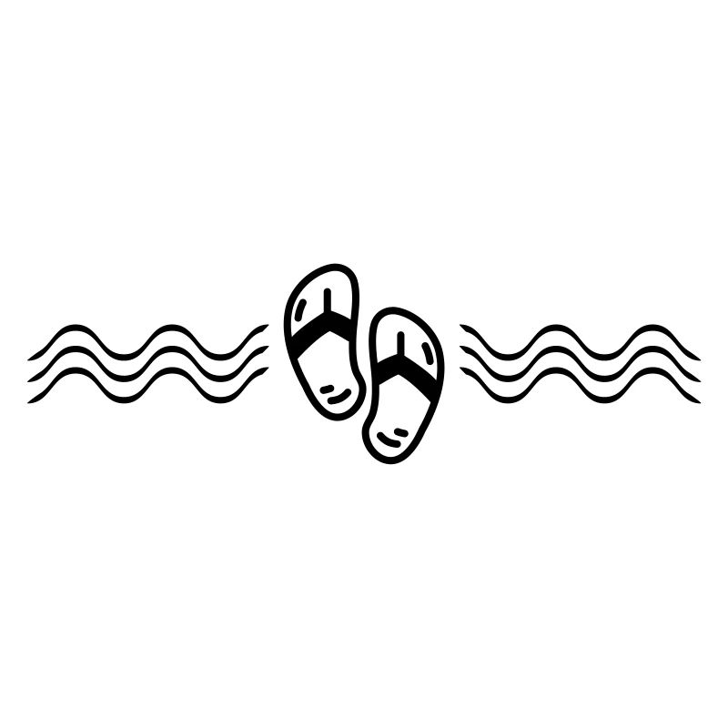 flip flops symbol wave