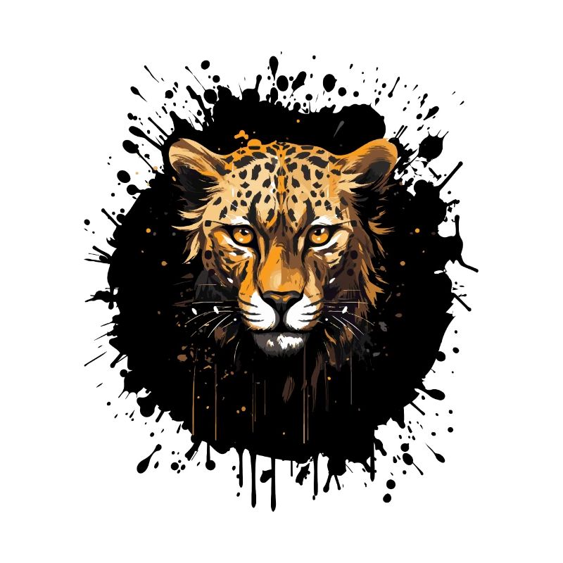 Portrait de guépard