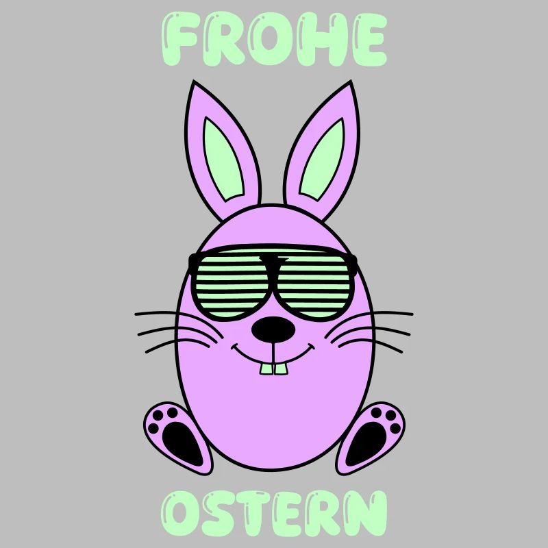 frohe ostern hase