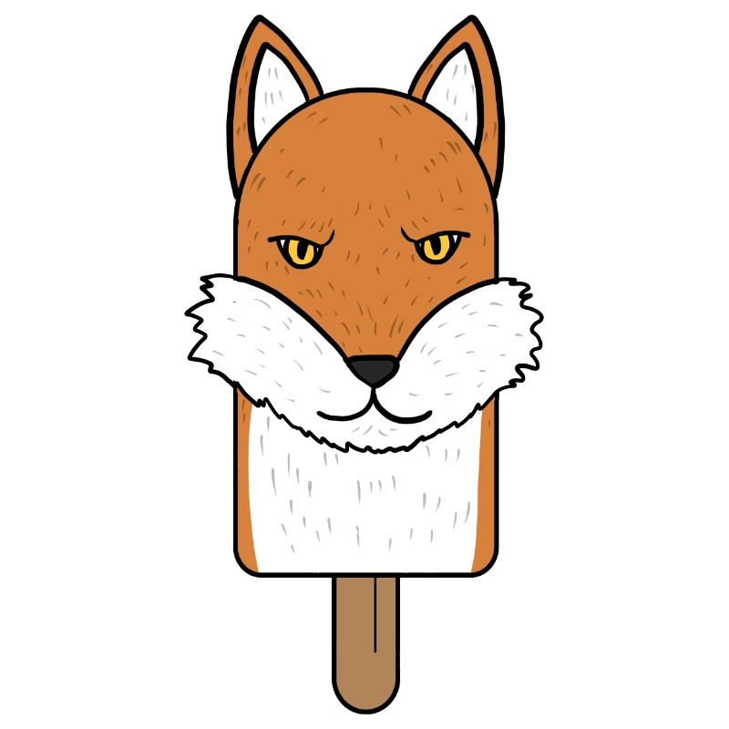 Fox Head Popsicle