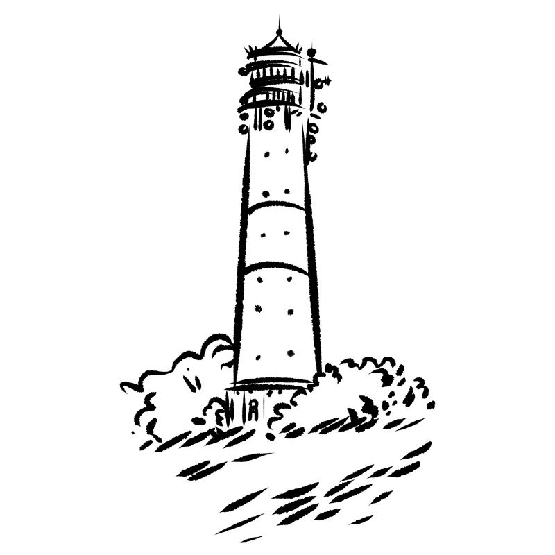 Leuchtturm Hörnum Sylt Art Design
