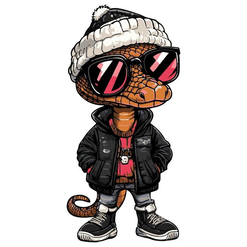 Serpent Cobra Bande dessinée cool