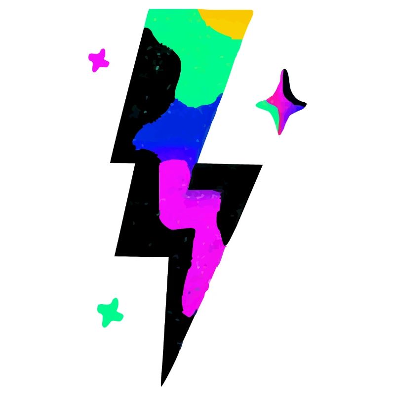 Neon-Blitzausbruch