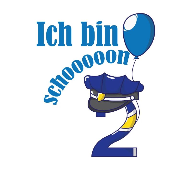 2. Geburtstag Jungs Kinder Polizei