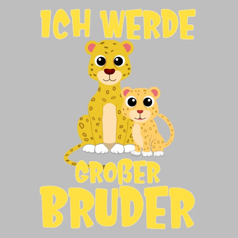 Ich werde bald ein großer Bruder Leopard