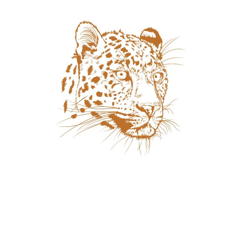 Tête de léopard Big Cat Afrique