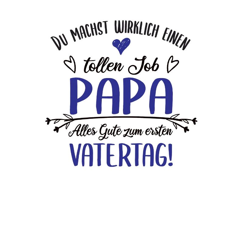 Stolzer Papa Baby erster Vatertag Papi Geschenk