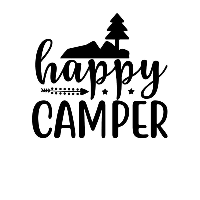 Glückliche Camper Wandershirt