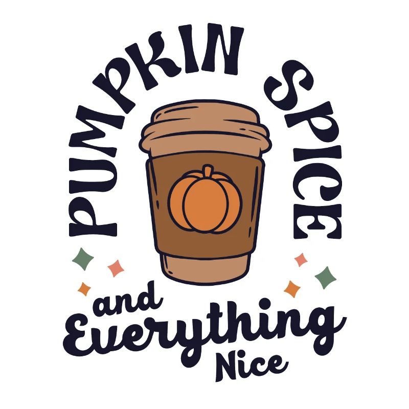 Pumpkin Spice And Everything Nice Retro Fall