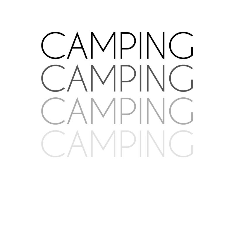 Lettrage de camping