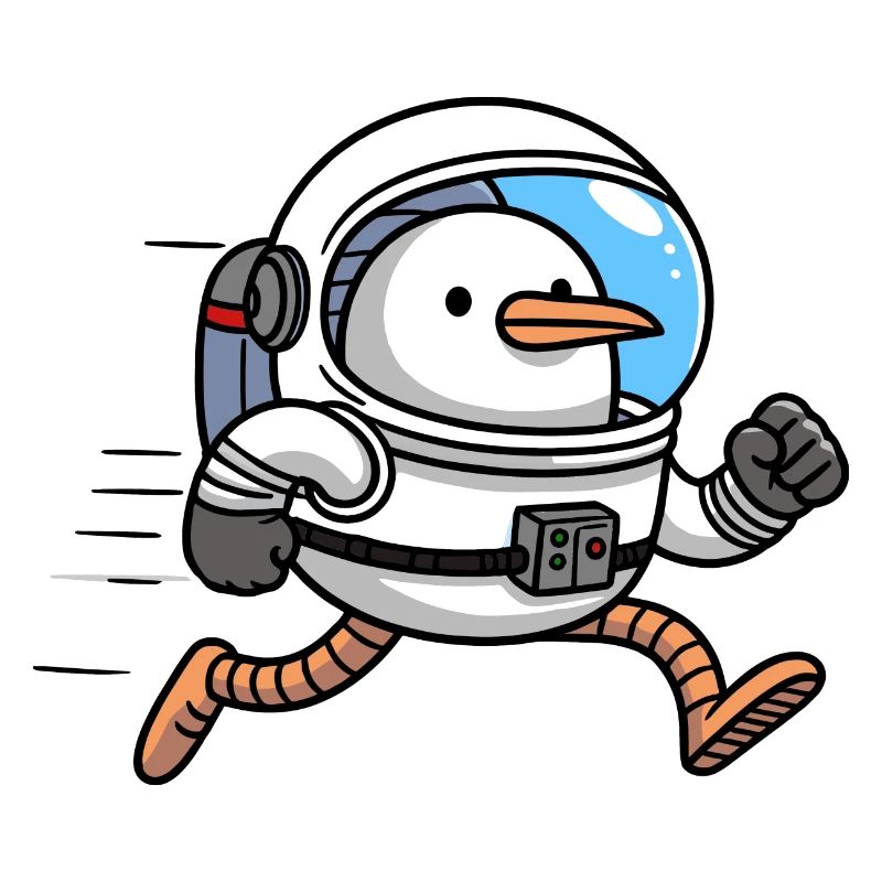 Bande dessinée Seagull Profession Astronaute en combinaison spatiale