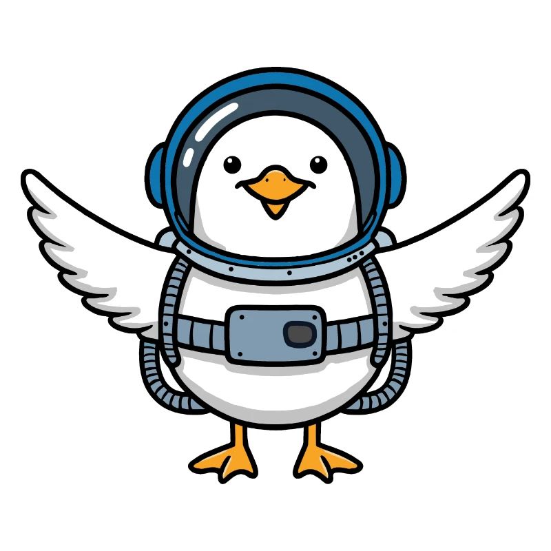 Bande dessinée Seagull Profession Astronaute en combinaison spatiale