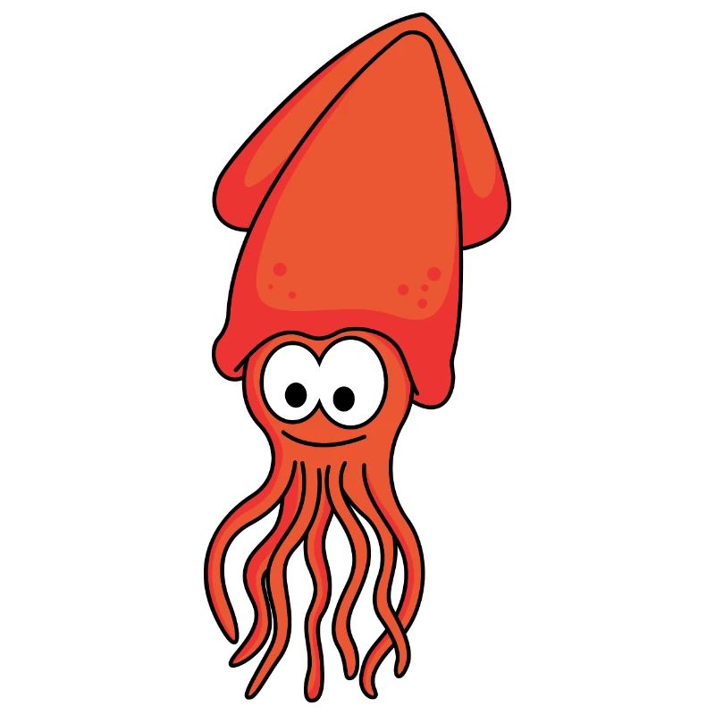 Squid Comic Animal