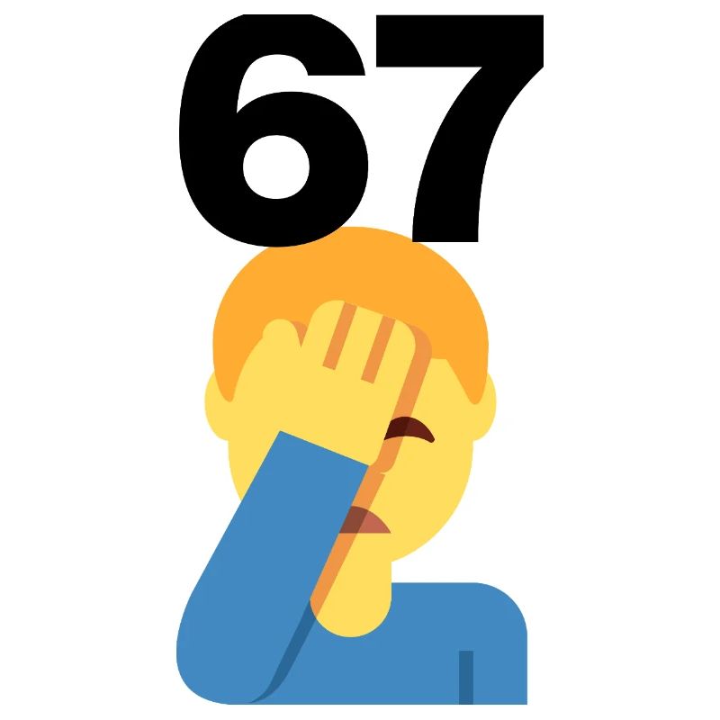 67? FACEPALM, SIX SEVEN TREND. WAS SOLL DAS? 🤔