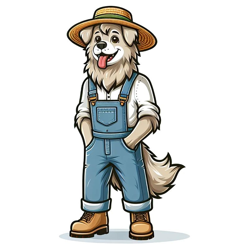 Éleveur de chiens mignon