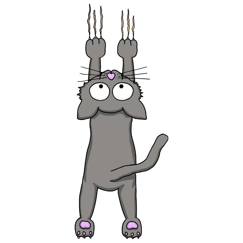 Graue Katze
