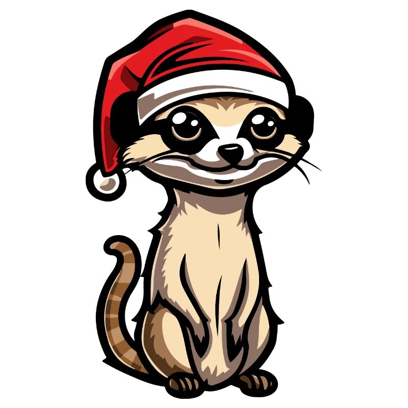 Erdmännchen Weihnachten